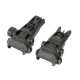 Polymer Pro Backup Sight Set - Black [D-DAY]